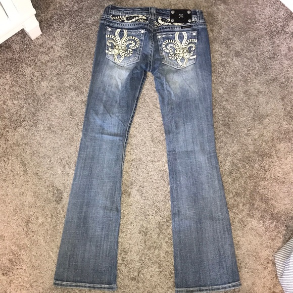 Miss Me JE5736BL Boot Cut Jeans - Picture 3 of 6
